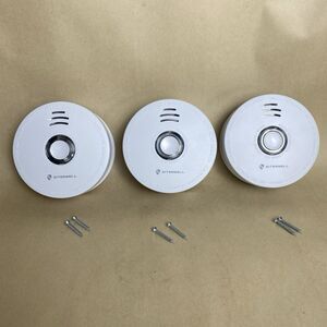 3 Pack Siterwell GS528A-MG Photoelectric Smoke Alarms White New Without Box‎
